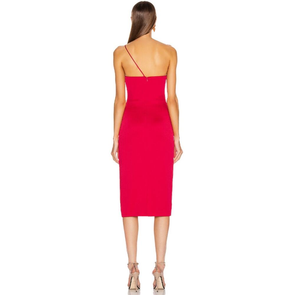 Cushnie Sleeveless Pencil Dress Cerise Size 8 NWT - Picture 4 of 6